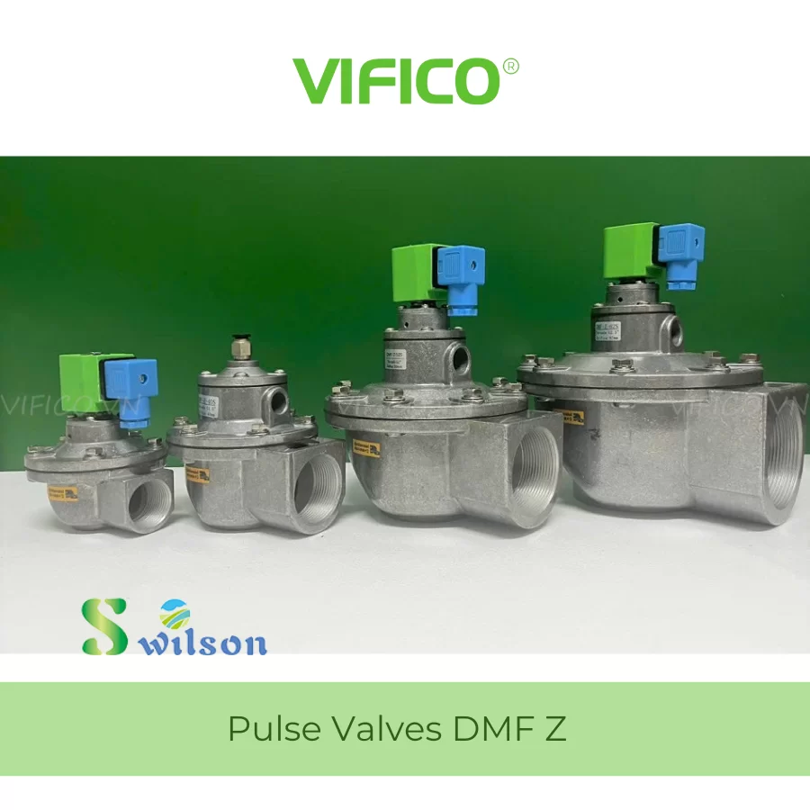 Van giũ bụi nối ren